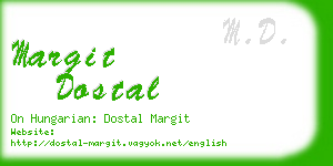 margit dostal business card